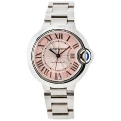 Cattier Ballon Bleu 3489 W6920100 Women's Automatic Watch Pink Dial