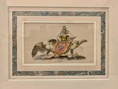 "Godolphin" Heraldic Coat of Arms by "Catton's English Peerage", circa 1790