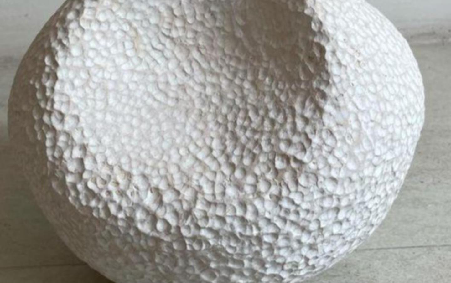 Argentine Catua Handmade Modern Ceramic Vase by Airedelsur  For Sale