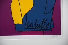 Catullo – Voyage en Italie, Siebdruck von Valerio Adami