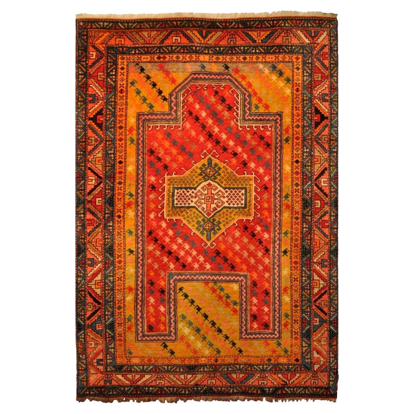 Caucas Shirvan Antic Wool Rug For Sale