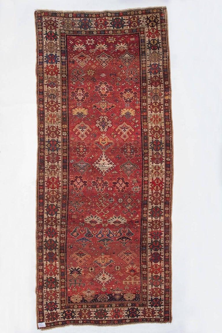 Other Antique Dated Caucasian  Kazak Rug For Sale