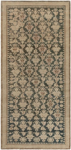 Runner antico caucasico con design tonale all-over