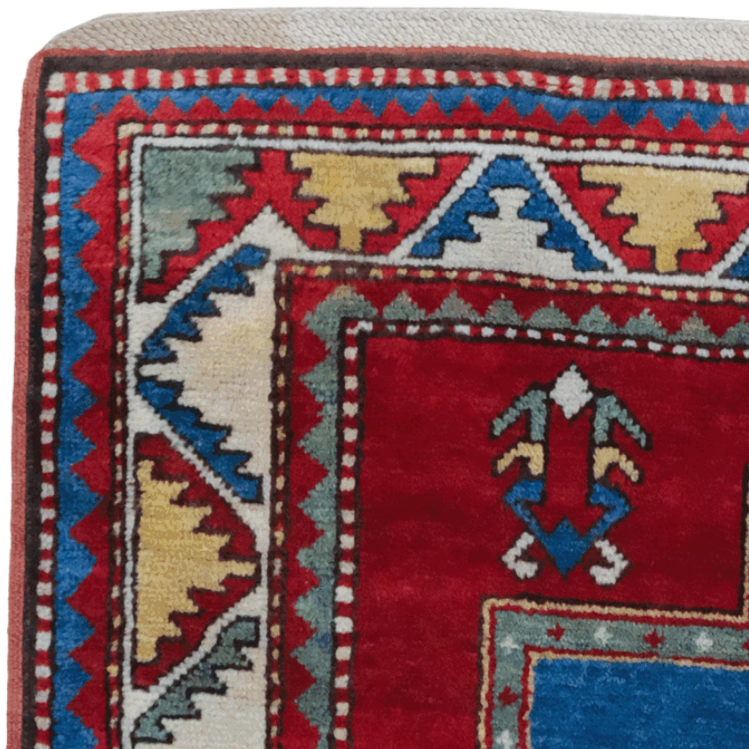 Wool Caucasian Fahrola Prayer Rug For Sale