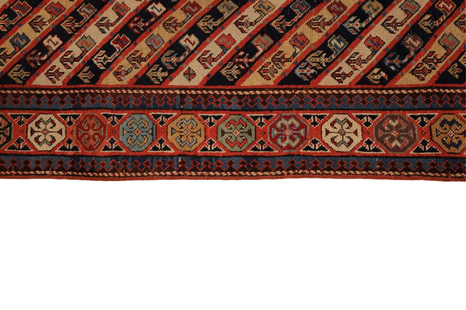 20th Century Caucasian Ganjeh Antique Runner - 3'2