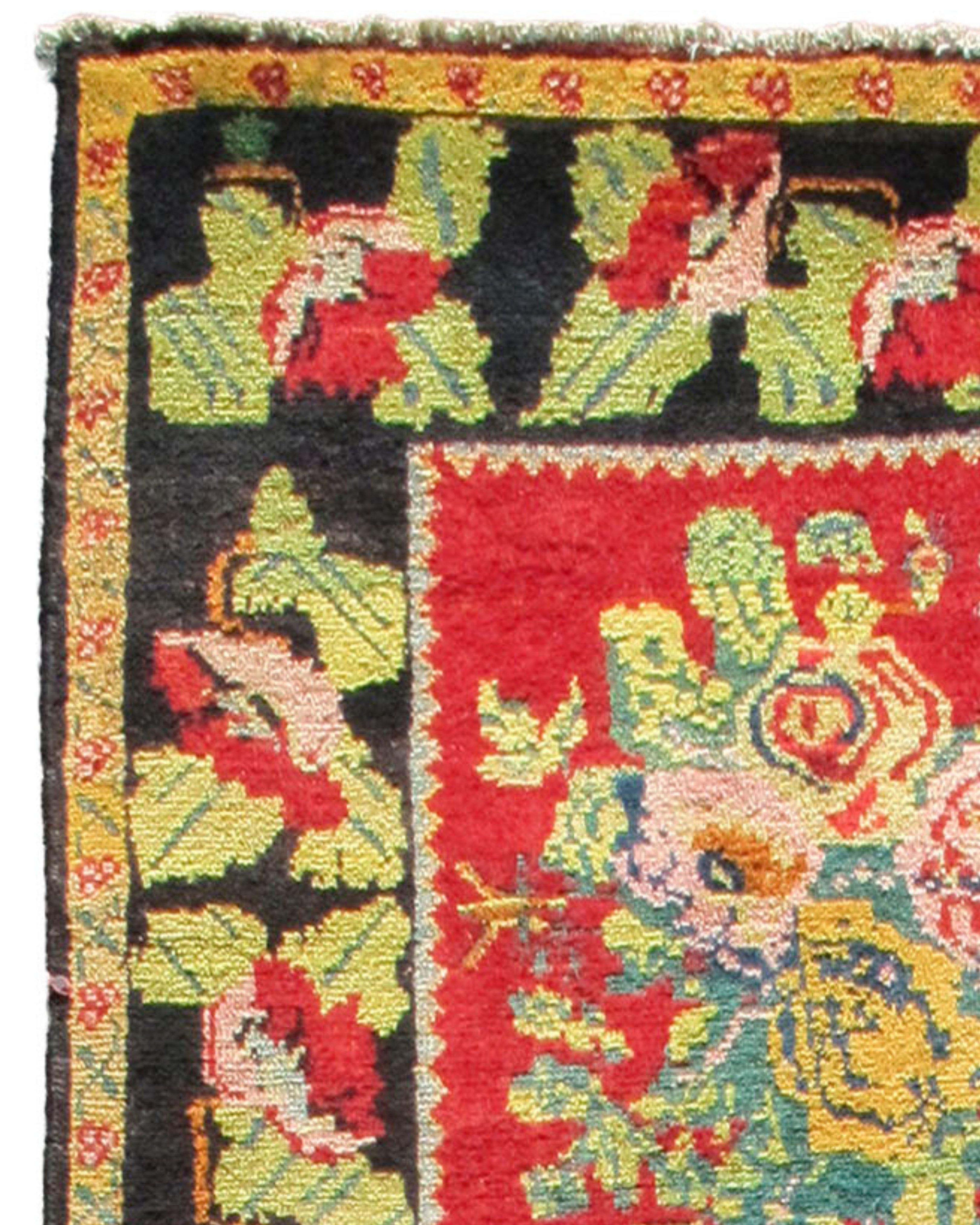 Caucasian Karabagh Rug, Mid-20th Century In Excellent Condition For Sale In San Francisco, CA