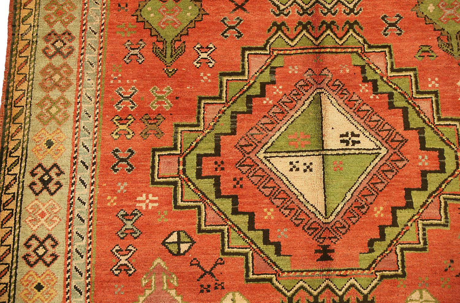 Hand-Knotted Caucasian Karabakh (Qarabag) Carpet, 1950-1970 For Sale