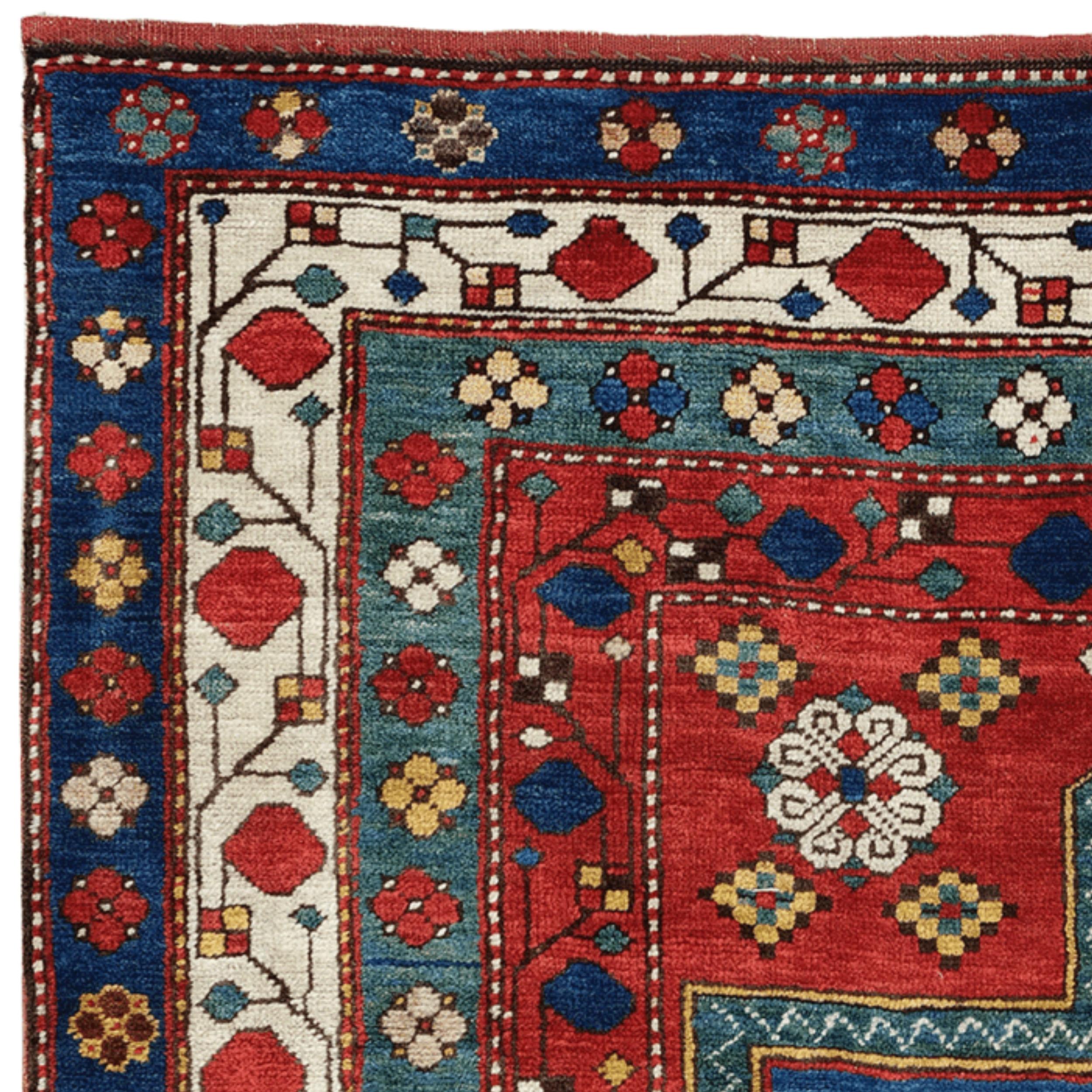 Alfombra Lambalo Caucásica siglo XIX en venta