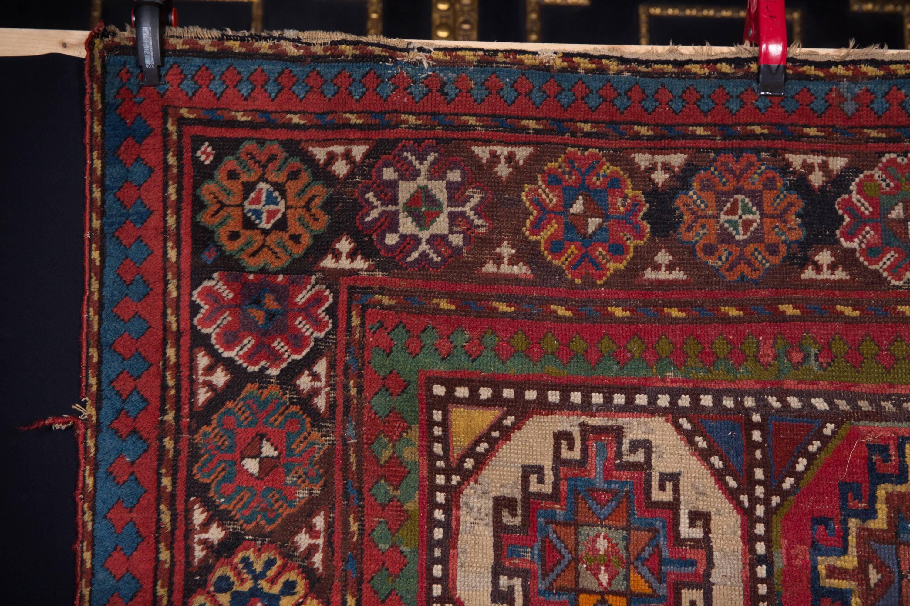 Beautiful rare Moghan Kasak. From Berlin villa resolution, 123 cm x 265 cm.

Please take a look at the detailed pictures.