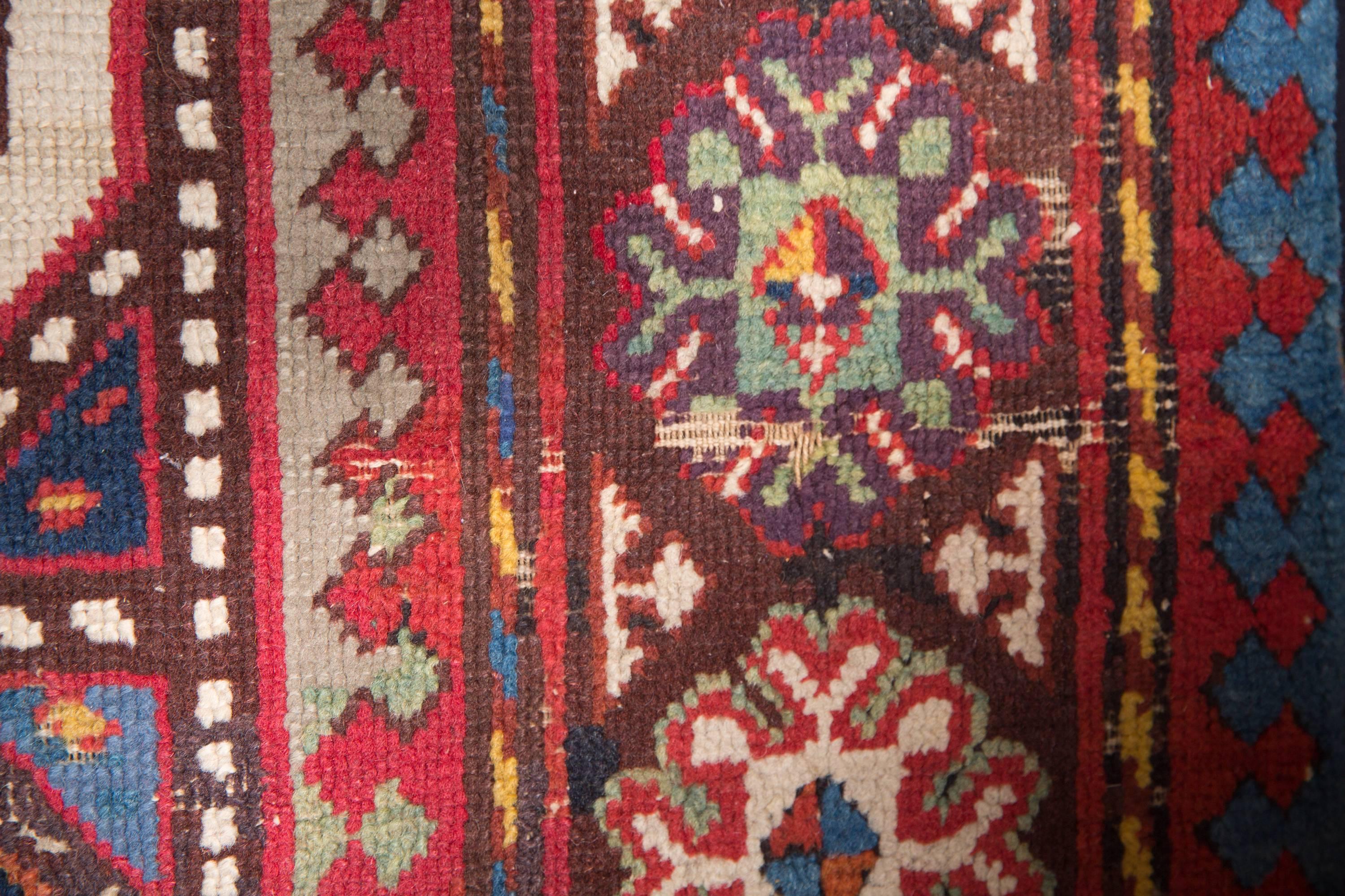 19th Century Caucasian Moghan Kazak Carpet, circa 1880