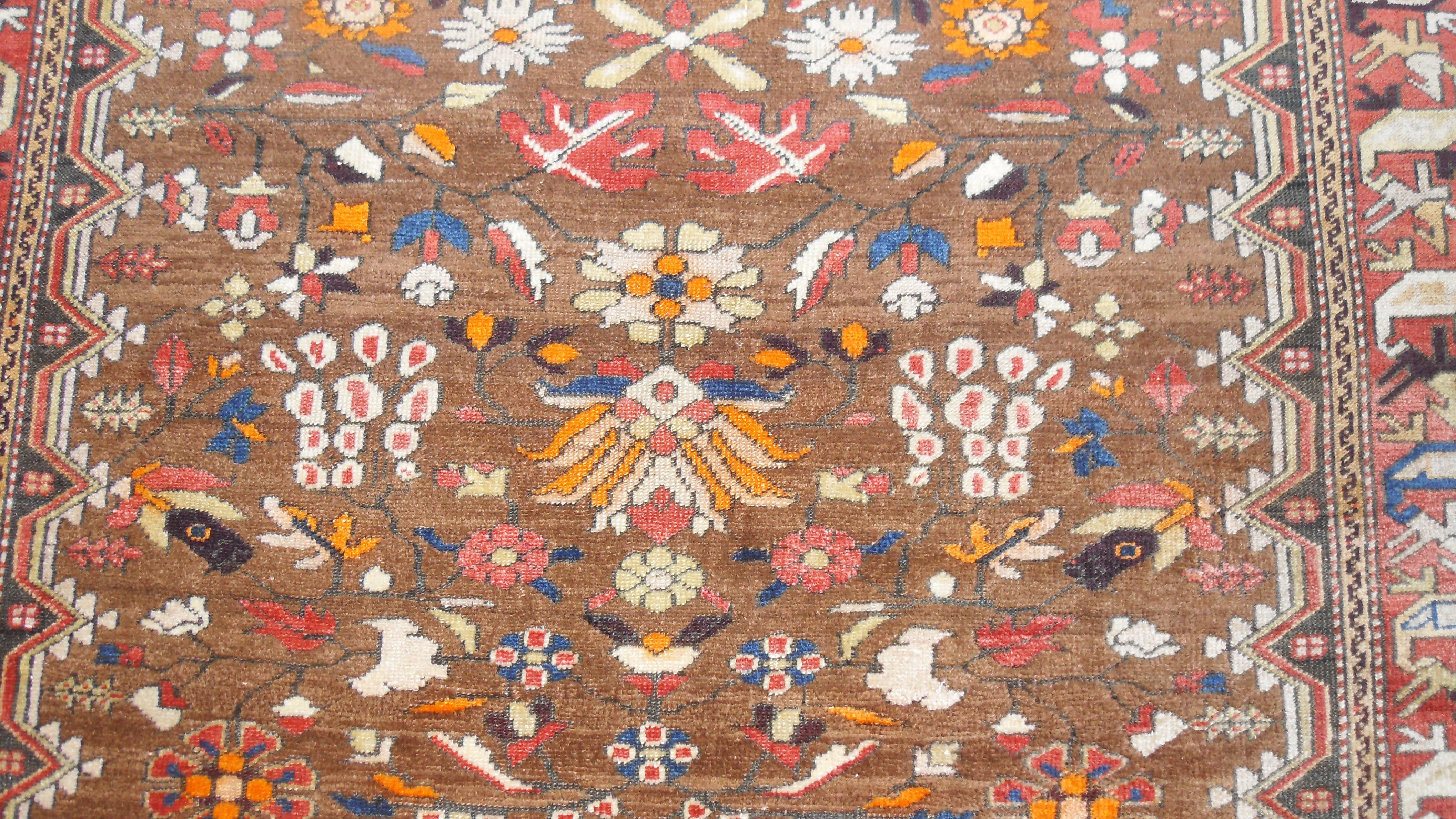 732 - Caucasian Rug, 20th Century For Sale 3