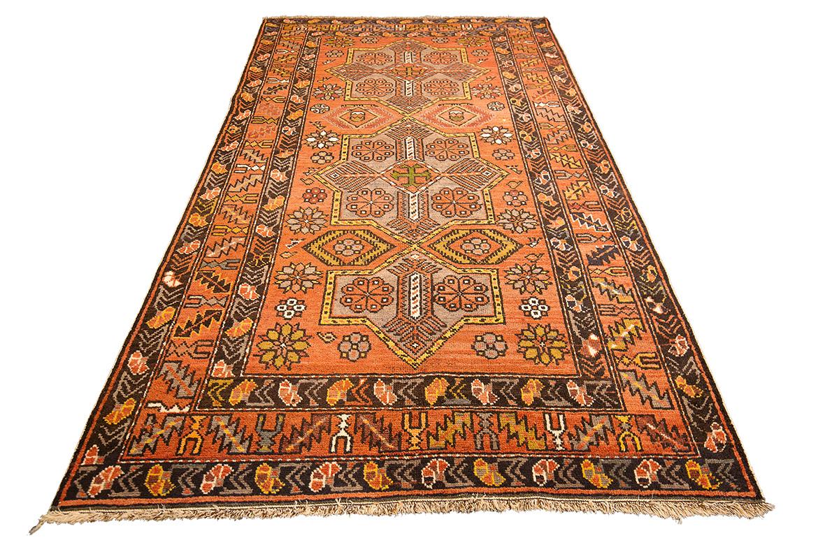 Cuacasian Rug Akstafa 
Antique Akstafa Caucasian Rug  203 × 123 cm (6' 7