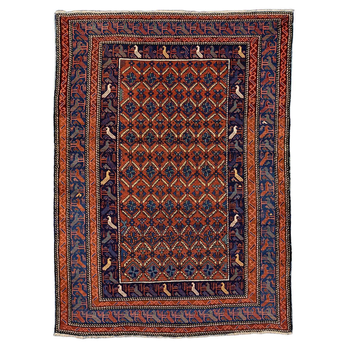 Caucasian Rug All-over Daghestan Early 20th Century For Sale