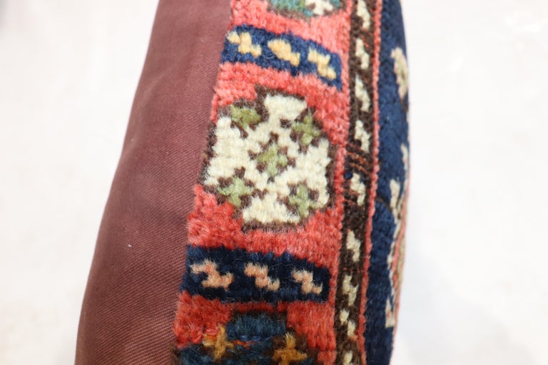 Caucasian Rug Bolster Pillow In Good Condition For Sale In New York, NY
