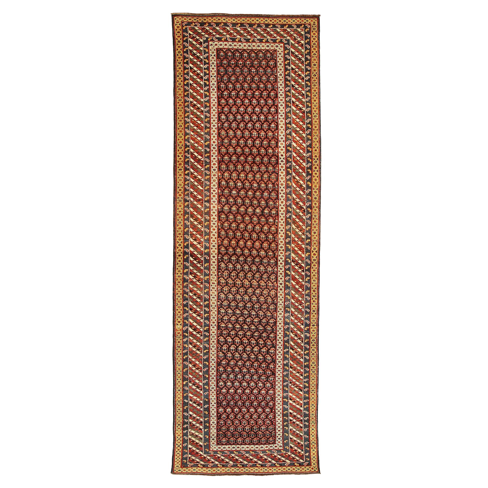 Kaukasischer Ghenge-Teppich im All-Over-Design, spätes 19. Jahrhundert im Angebot