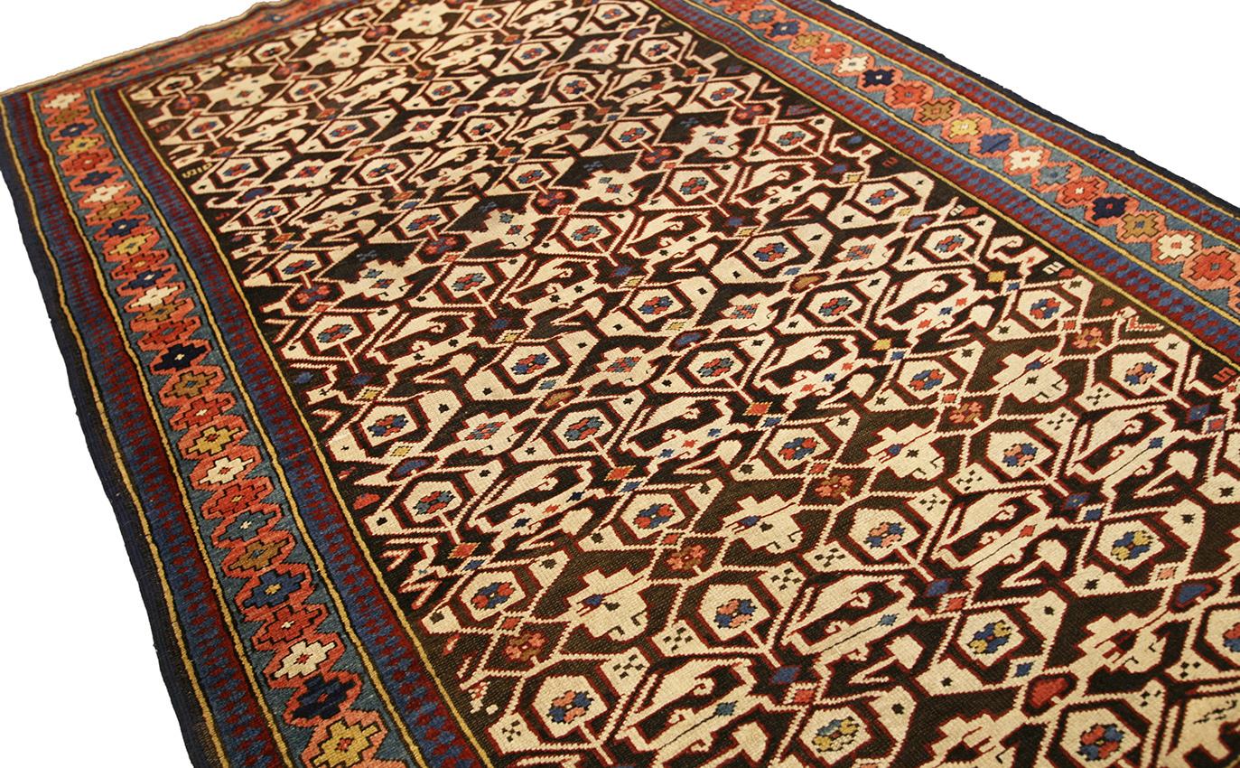 Kaukasischer Teppich Konakend All-Over-Design, 19. Jahrhundert (Sonstiges) im Angebot