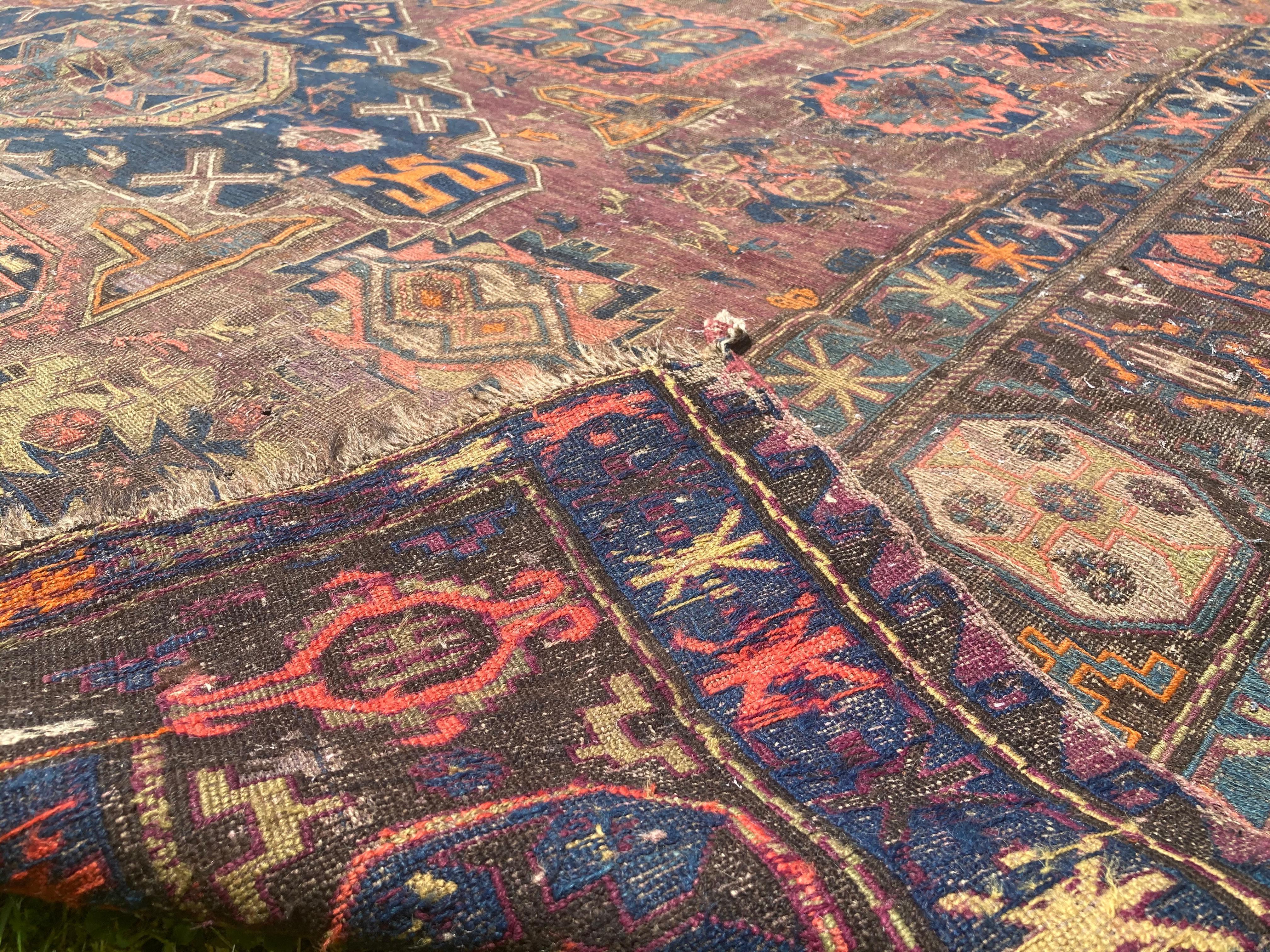 « Tapis caucasien Kuba Konagkend 19ème siècle » en vente 13