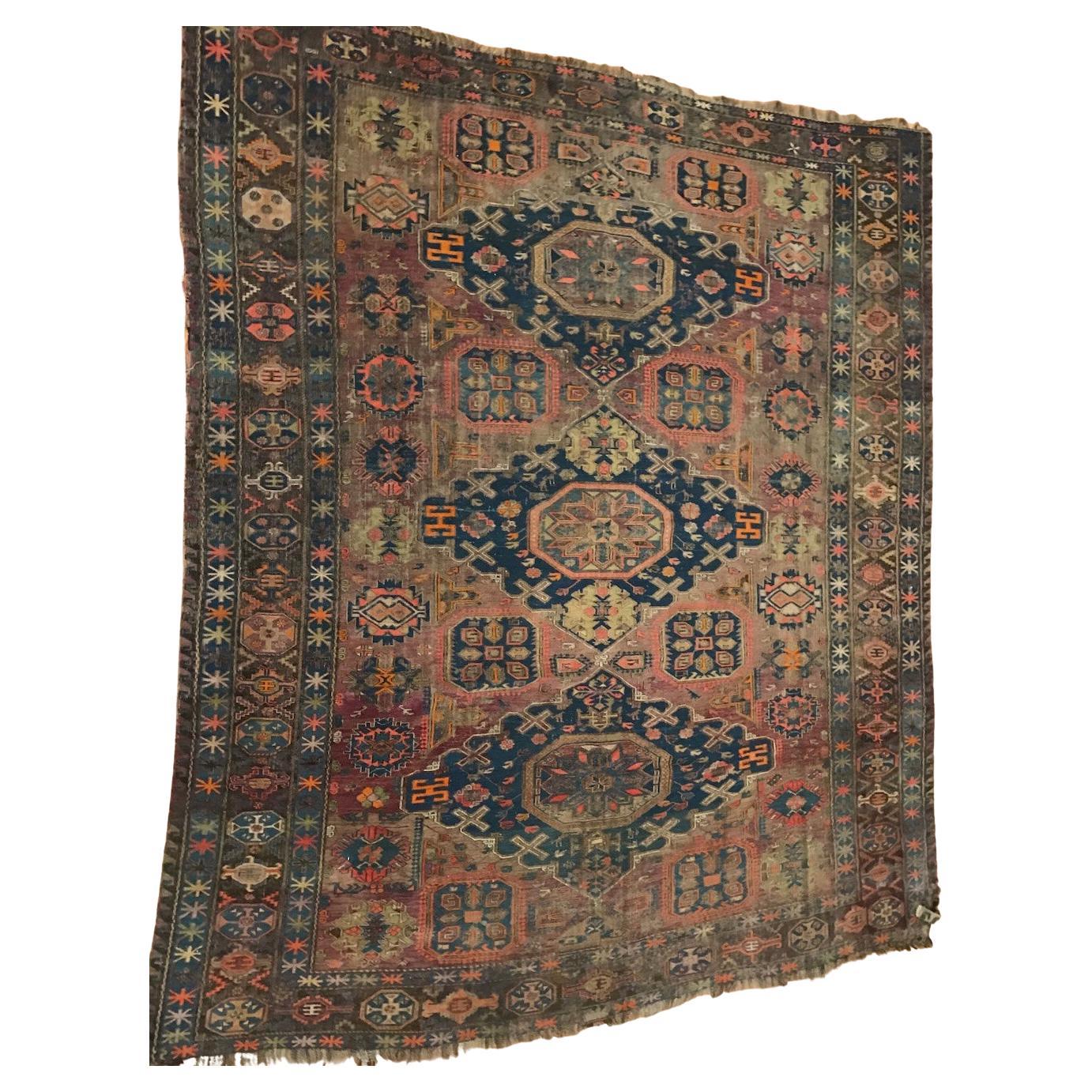 "Caucasian Rug Kuba Konagkend 19th"