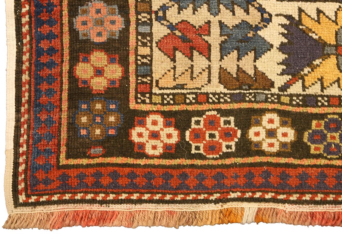 Tapis caucasien Lezghi Bon état - En vente à Ferrara, IT