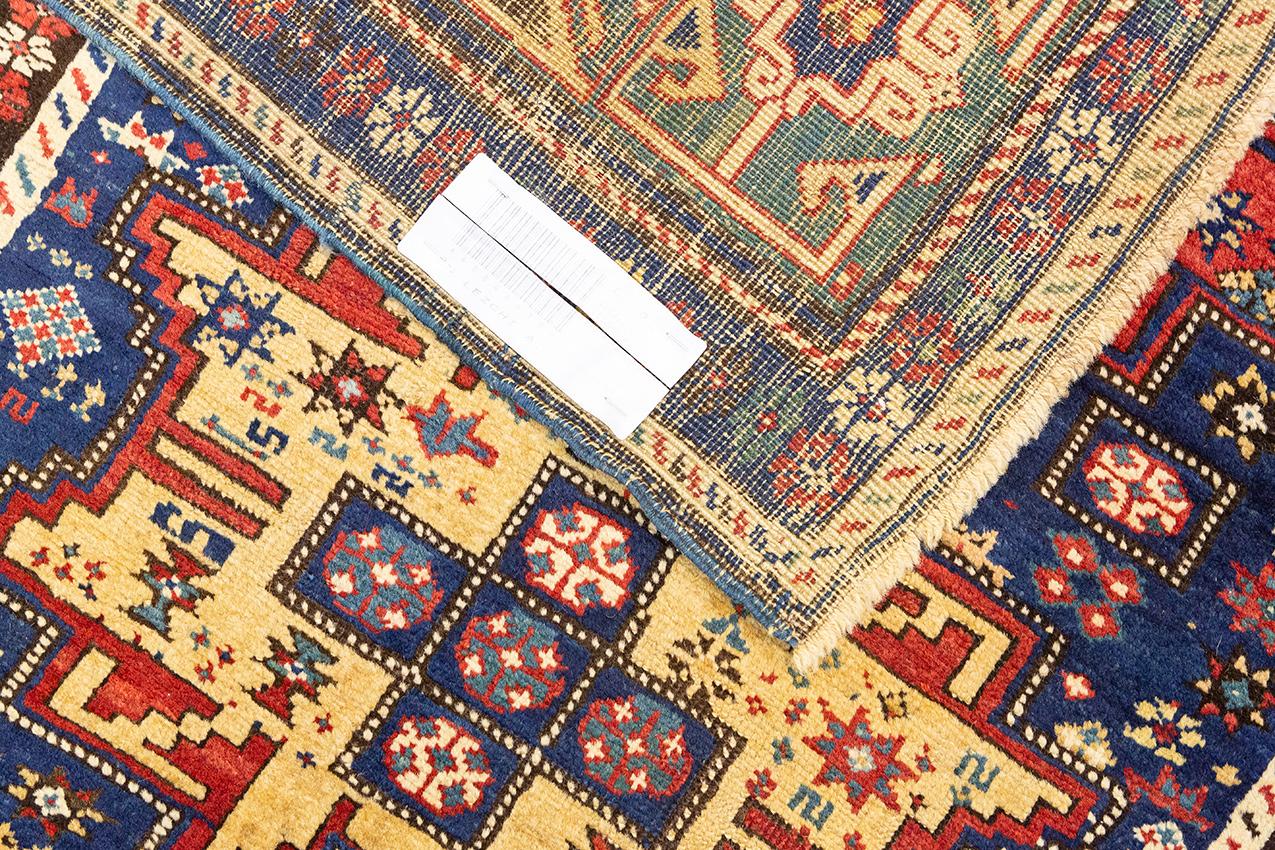 Kaukasischer Teppich Lezghi-Läufer, 19. Jahrhundert im Angebot 5