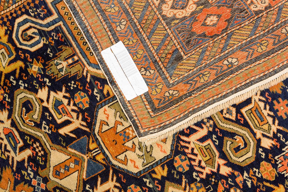 Caucasian Rug Perpedil Ram's Horns For Sale 5