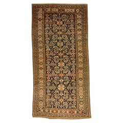 Antique Caucasian Rug Perpedil Ram's Horns