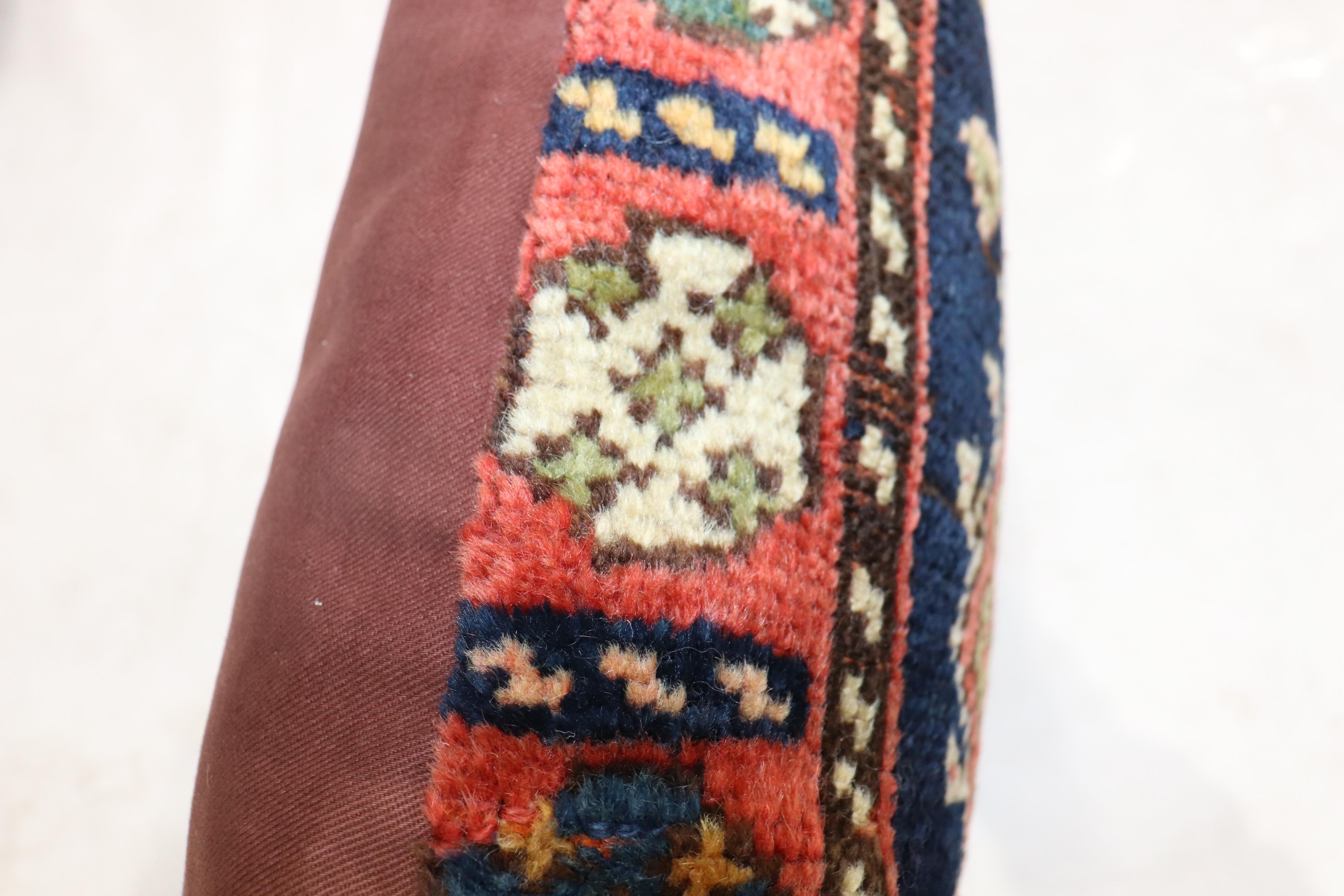 Caucasian Rug Pillow In Good Condition In New York, NY