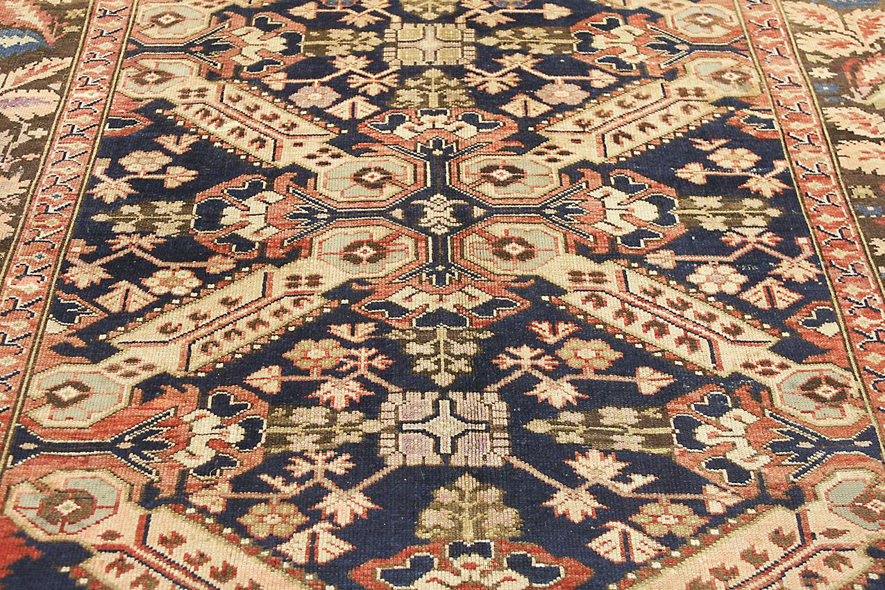Alfombra caucásica Seychour 'Zeikhur' Diseño de la Cruz de San Andrés, ca. 1900 Caucásico en venta