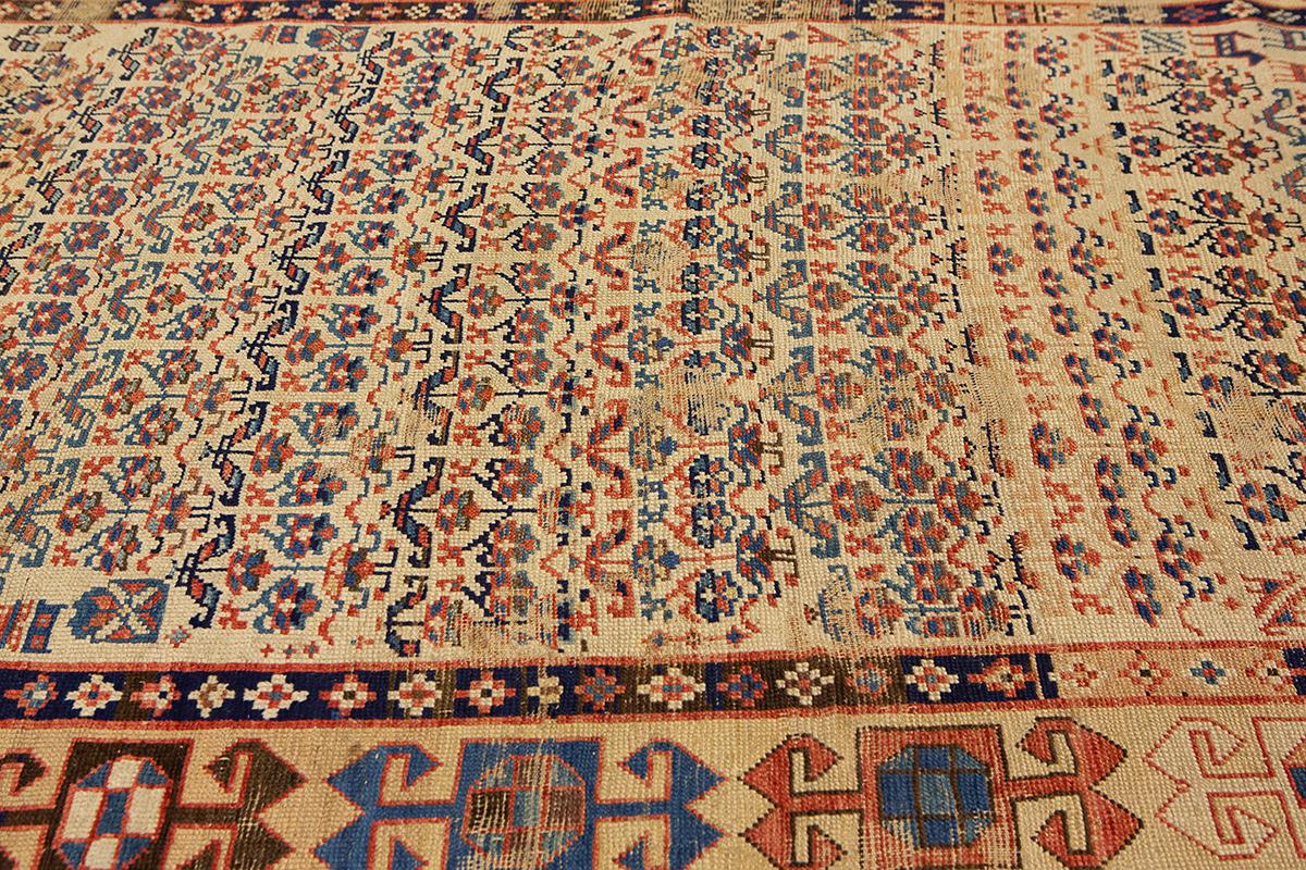 Hand-Knotted Caucasian Rug Shahsavan Kalleh Size For Sale