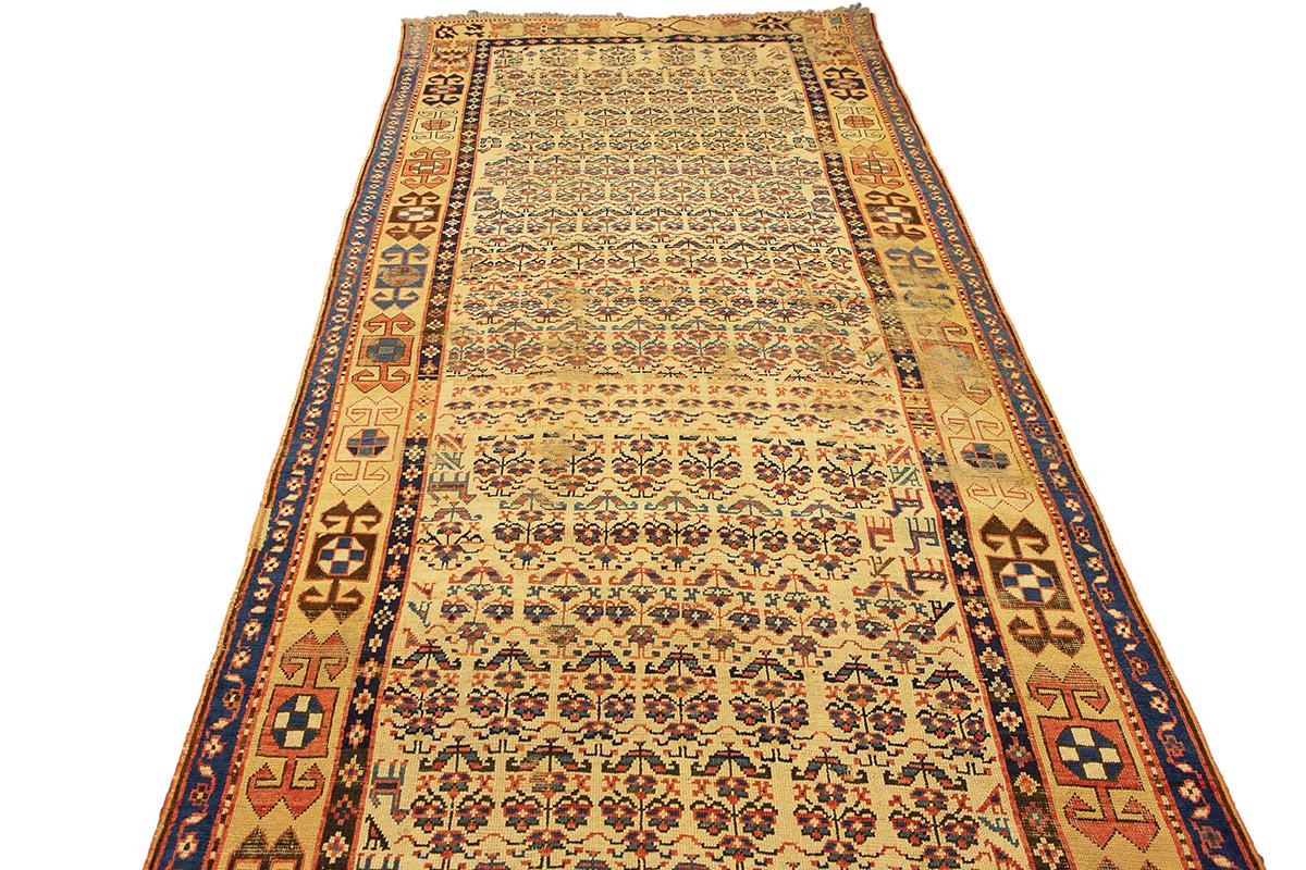 Caucasian Rug Shahsavan Kalleh Size In Good Condition For Sale In Ferrara, IT