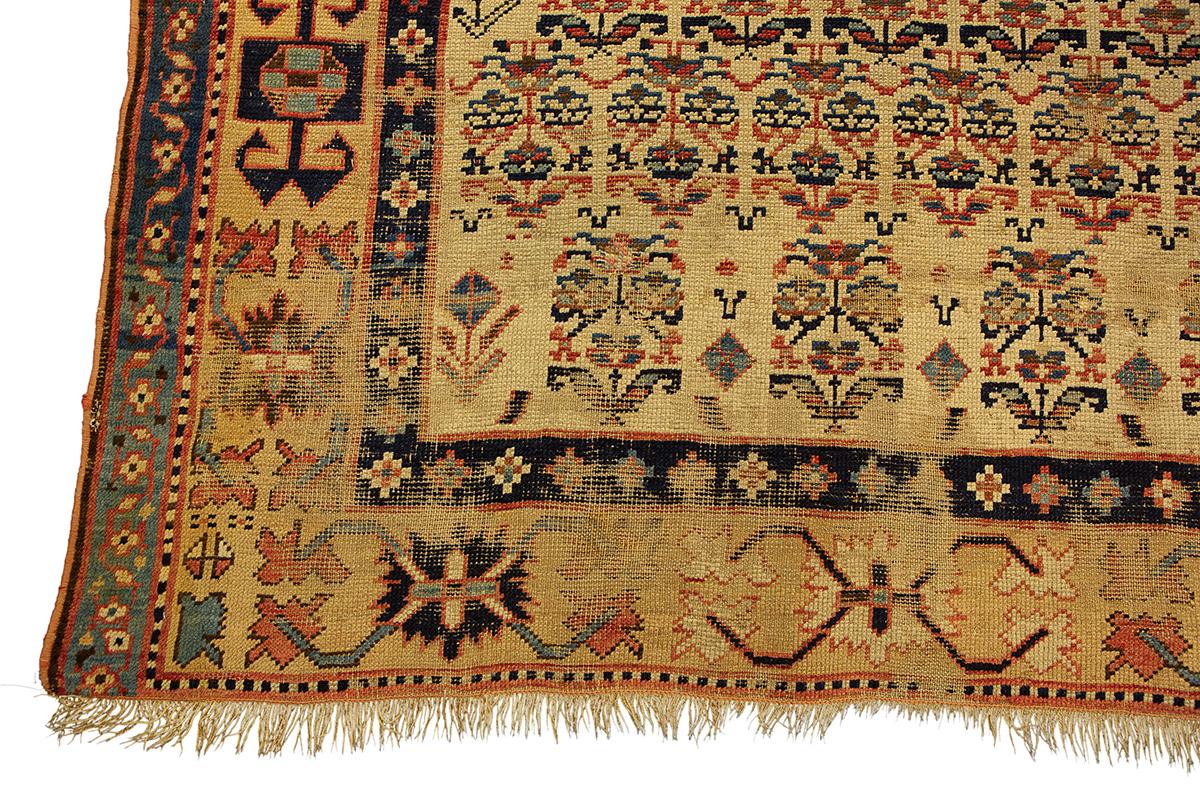 19th Century Caucasian Rug Shahsavan Kalleh Size For Sale