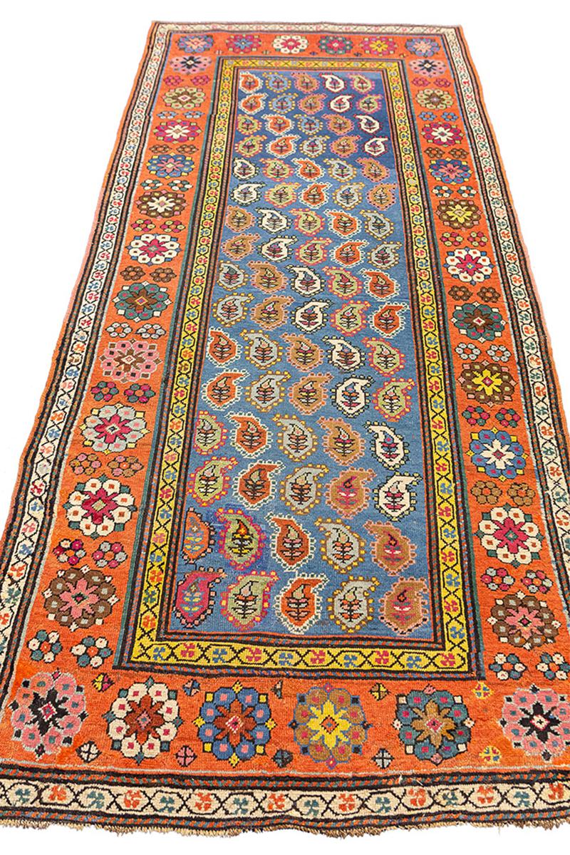 Noué à la main Tapis caucasien Talish en vente