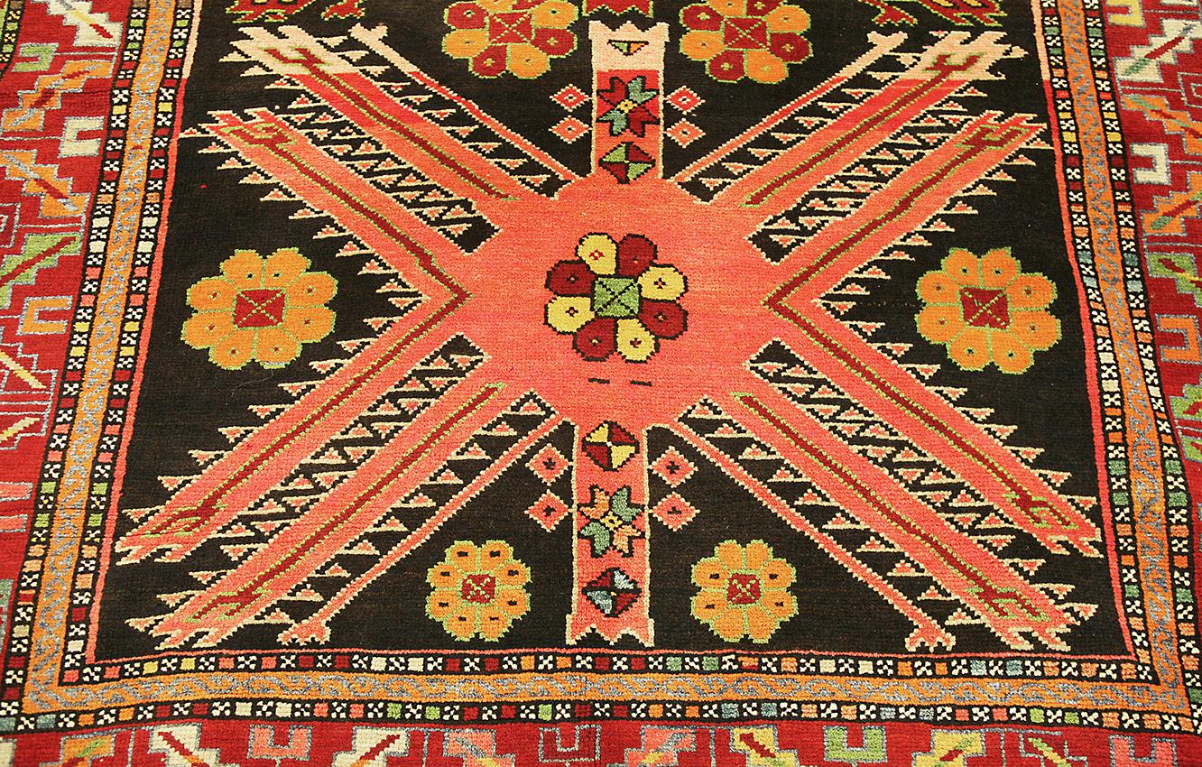 Other Caucasian Rug with Signature, ca. 1940 For Sale