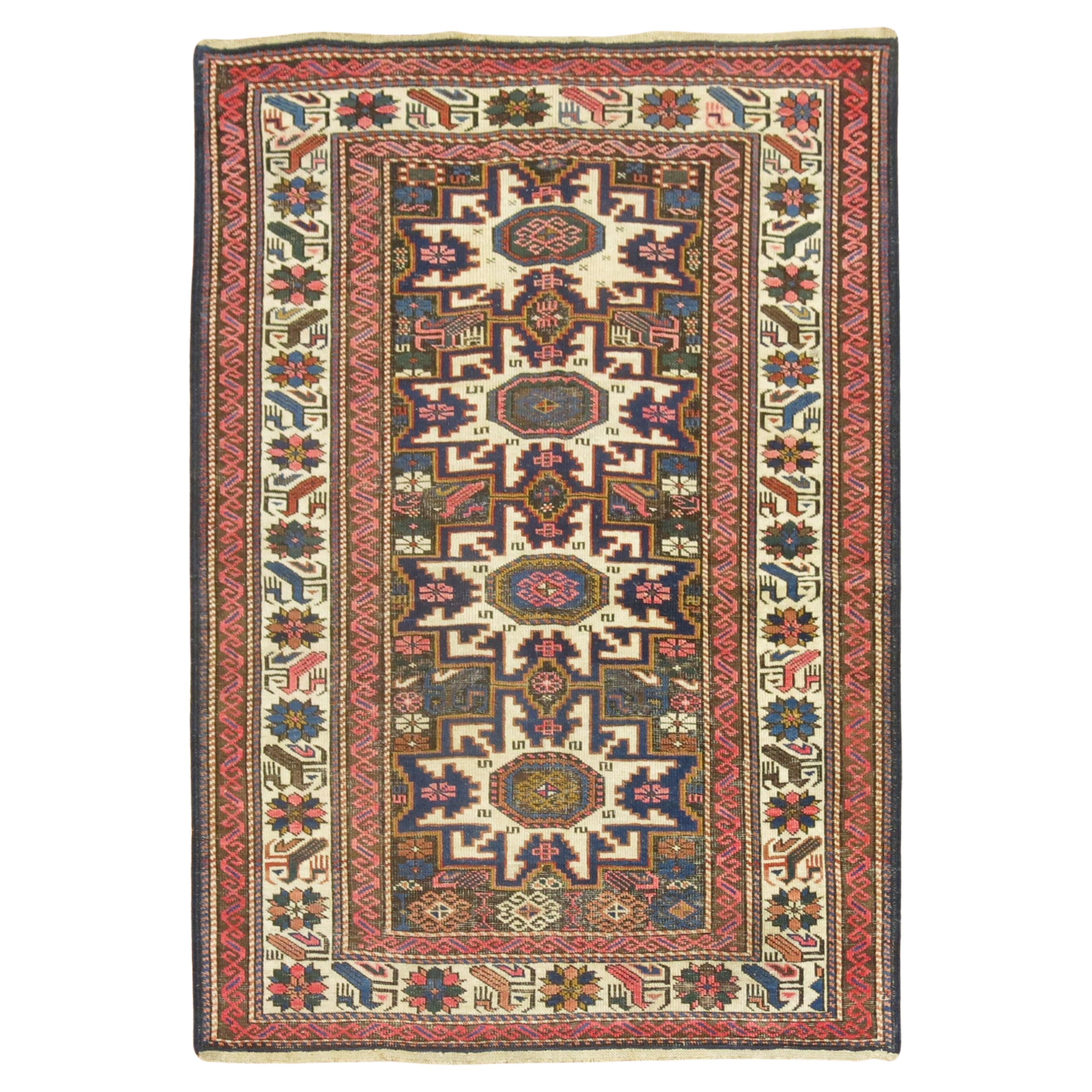 Caucasian Shirvan Early 20th Century Rug For Sale
