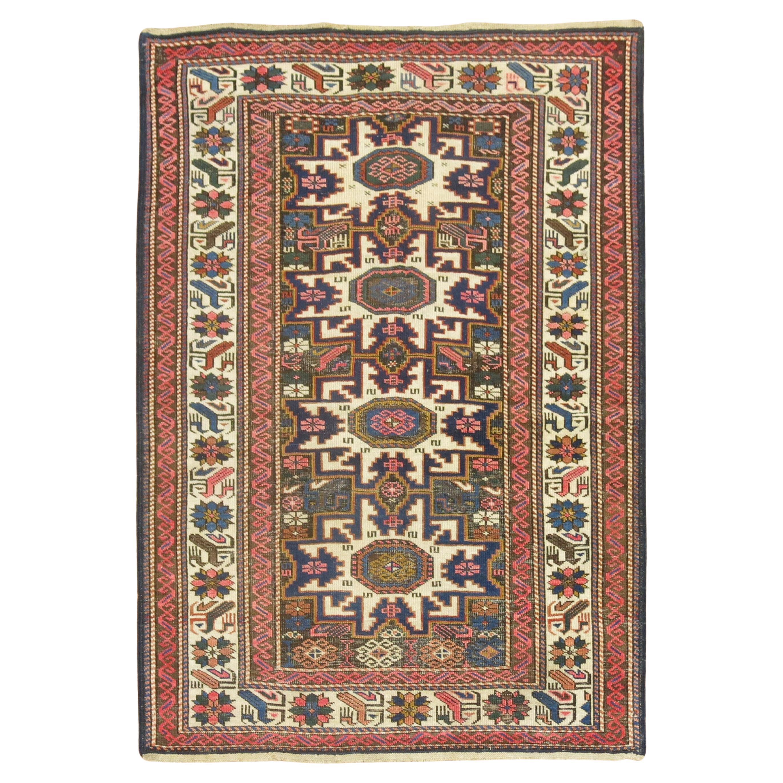 Caucasian Shirvan Early 20th Century Rug