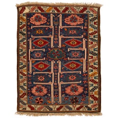 Vintage Caucasian Shirvan Rug, circa 1920  3'6 x 4'7