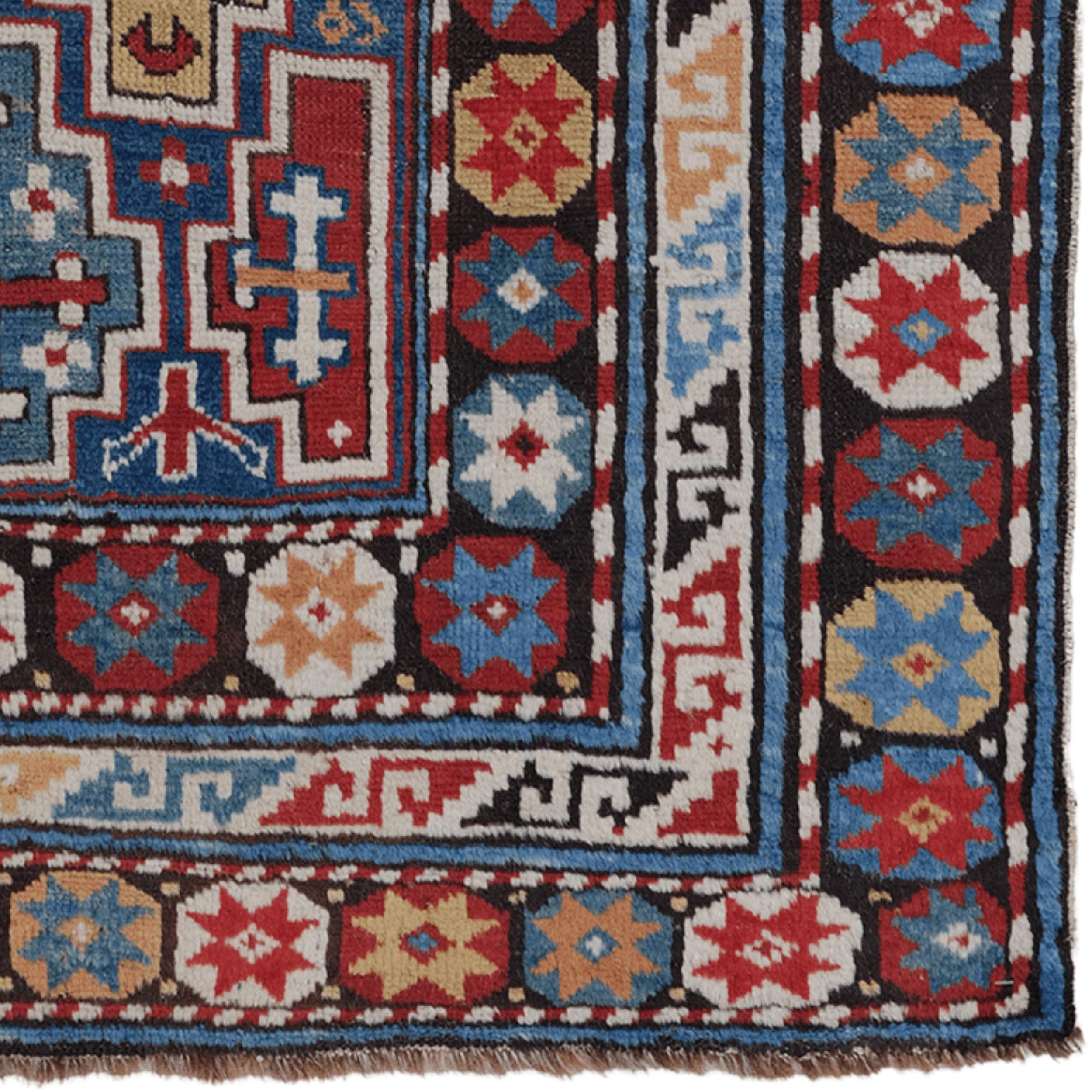 Tapis caucasien de Shirvan de la fin du 19e siècle Bon état - En vente à Sultanahmet, 34
