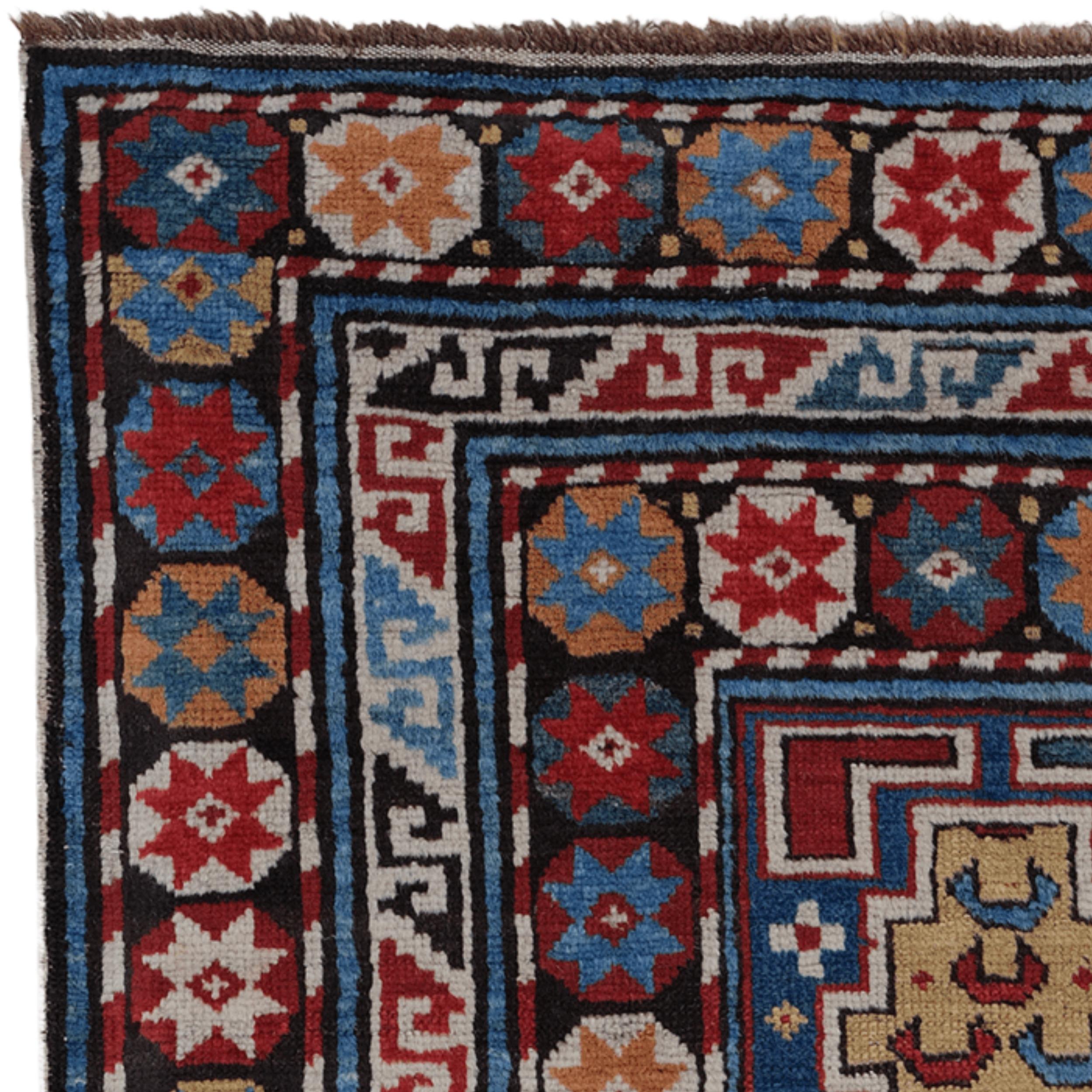 XIXe siècle Tapis caucasien de Shirvan de la fin du 19e siècle en vente