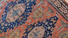 Caucasian Soumac with Rust, Navy, and Mustard c.1900