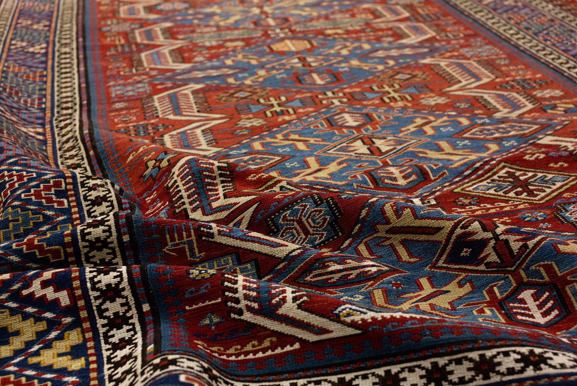 Caucasian Sumak Rug For Sale 2