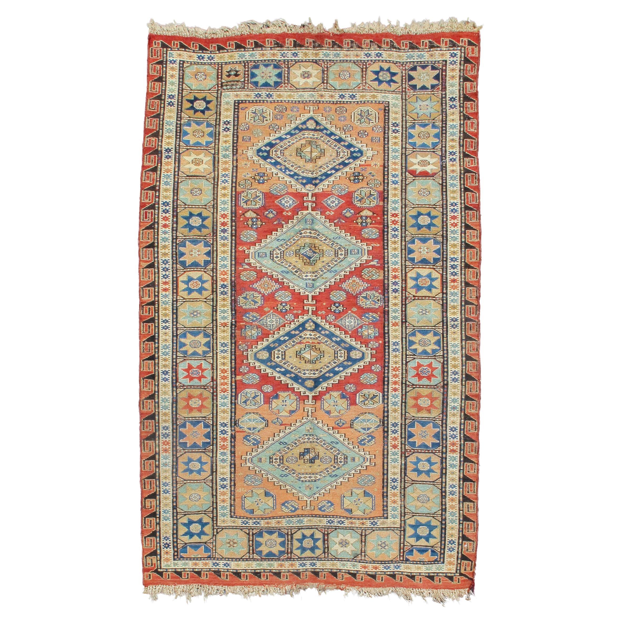 Caucasian Sumak Rug, Late 19th Century