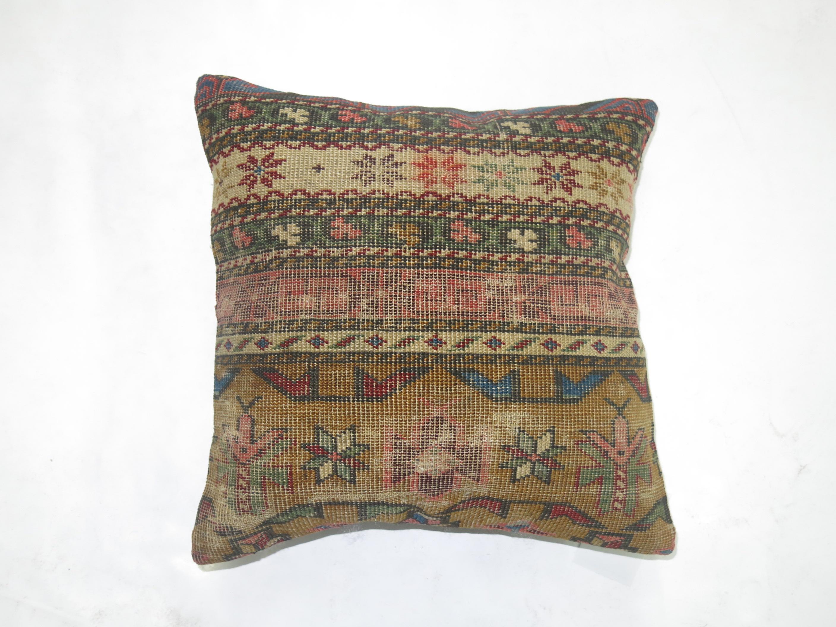 Caucasian Throw Pillow In Good Condition For Sale In New York, NY