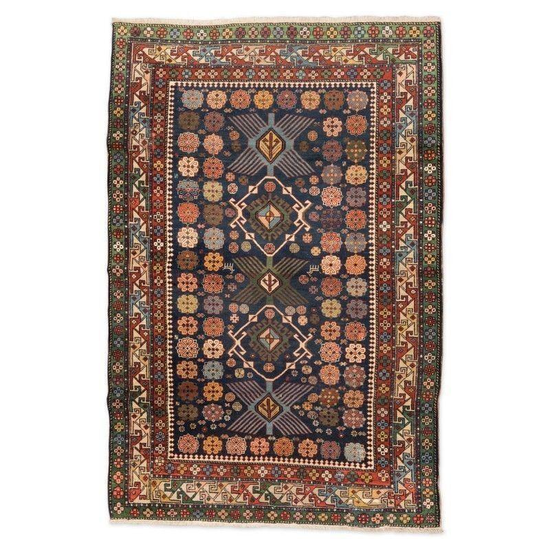 Caucasus Wool Rug. Shirvan Design. 1.26 x 1.92 m For Sale 4