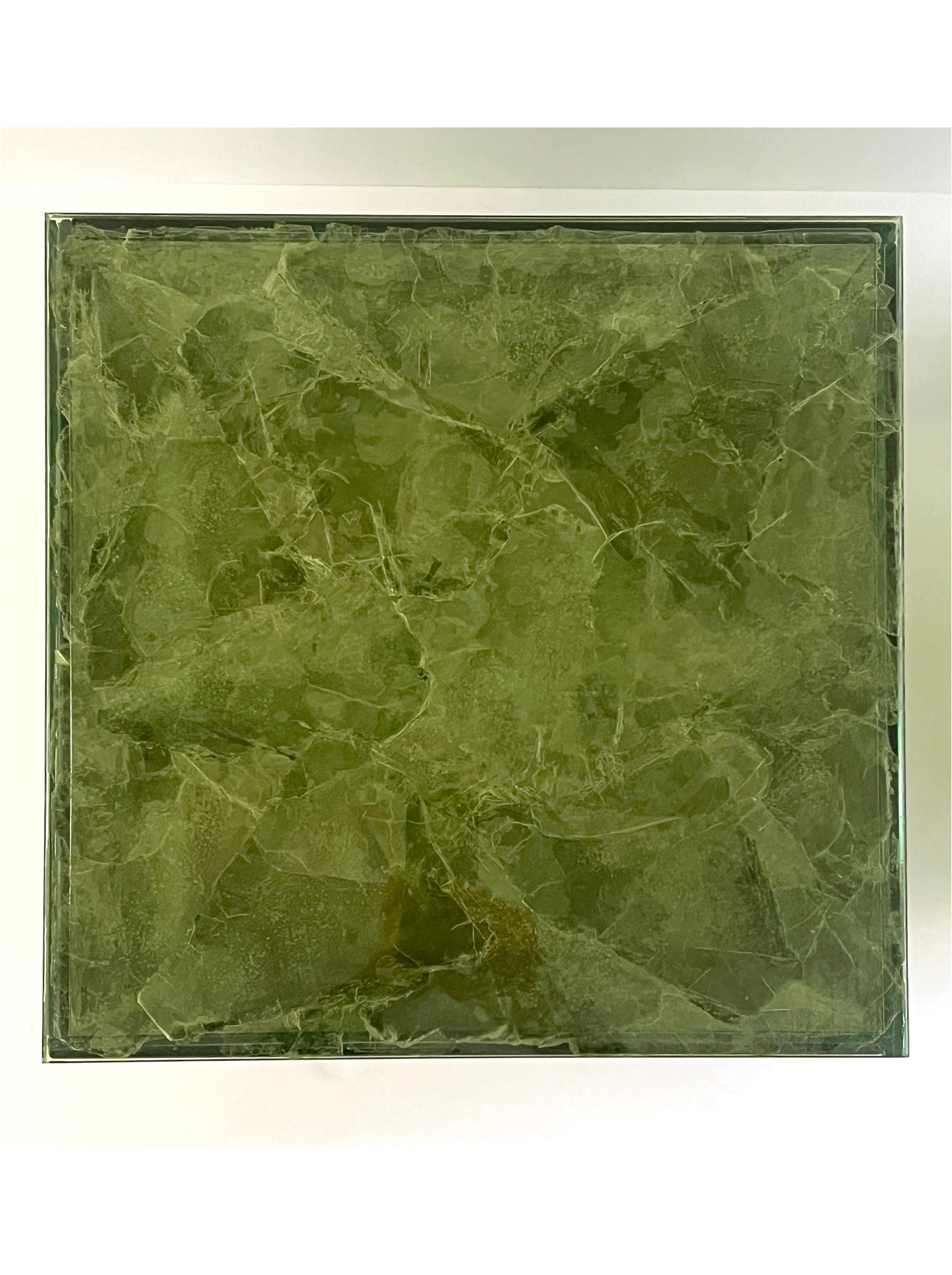 TABLE D'INTÉRIEUR (GREEN) de Micah Heimlich en vente 4