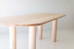 Bertu Dining Table, Modern Oval Dining Table, Dining Table, Maple, Cava