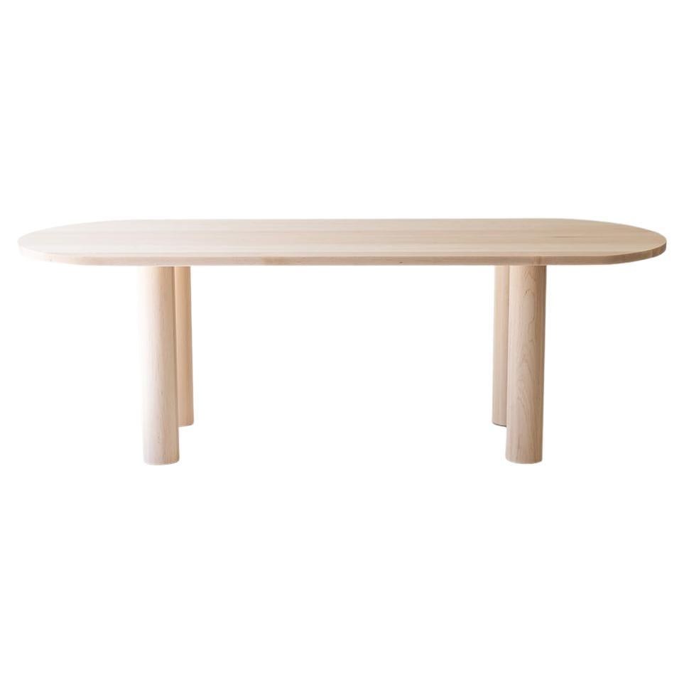 Bertu Dining Table, Modern Oval Dining Table, Dining Table, Maple, Cava For Sale