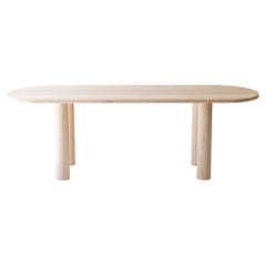Bertu Dining Table, Modern Oval Dining Table, Dining Table, Maple, Cava