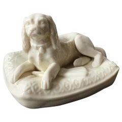 Vintage Cavalier King Charles Spaniel Belleek Figurine