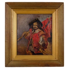 Portaestandarte caballero según Sir John Gilbert, c.1880