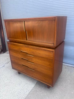 Cavalier Tall Walnut Dresser